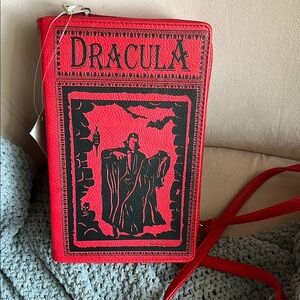 Red Dracula Themed Clutch